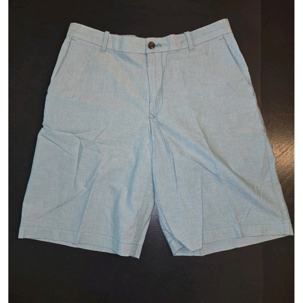 Izod Shorts Mens 32 Seafoam green chino straight regular EUC